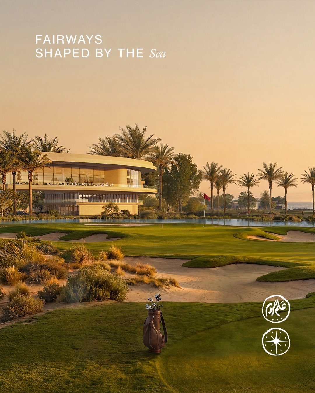 18-hole golf course by the sea